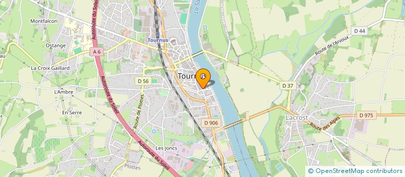 localisation de l'entreprise MADAME CATHERINE LEGRAND  TOURNUS