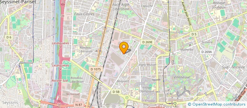 localisation de l'entreprise MADAME CATHERINE LEGRAS à GRENOBLE