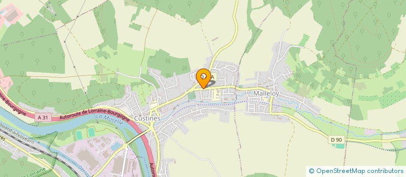 localisation de l'entreprise MADAME CATHERINE LEGROS  CUSTINES