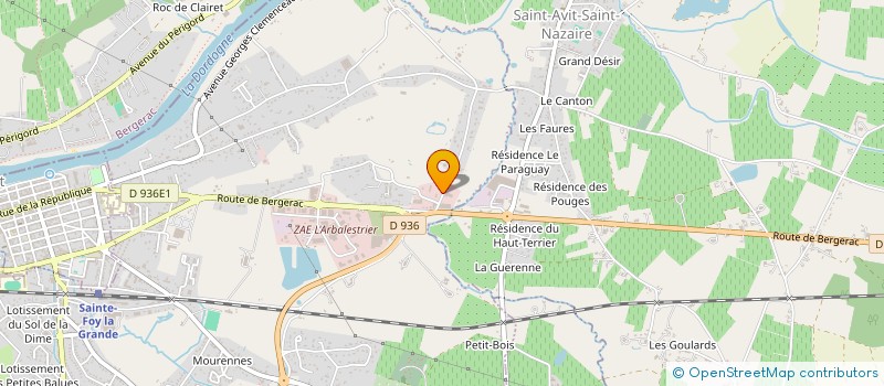 localisation de l'entreprise MADAME CATHERINE LEJEUNE  PINEUILH