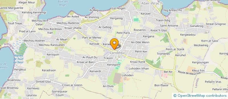 localisation de l'entreprise MADAME CATHERINE LELAIZANT  LANDEDA