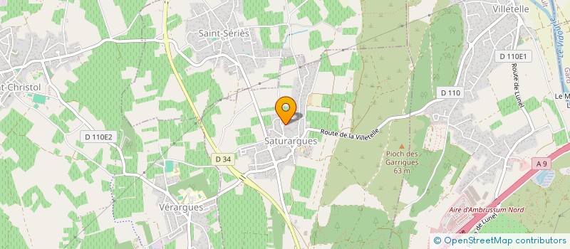 localisation de l'entreprise MADAME CATHERINE LELANDAIS  SATURARGUES