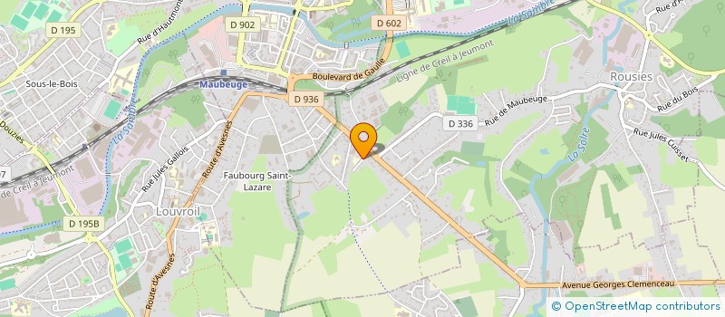 localisation de l'entreprise MADAME CATHERINE LELEUX  ROUSIES