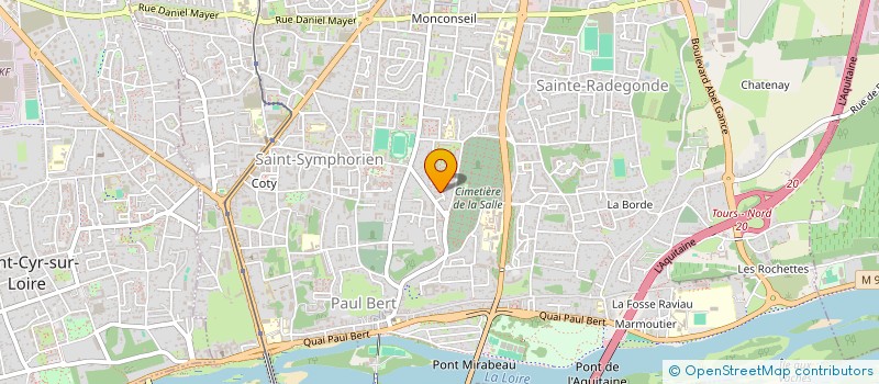 localisation de l'entreprise MADAME CATHERINE LEMAIRE  TOURS