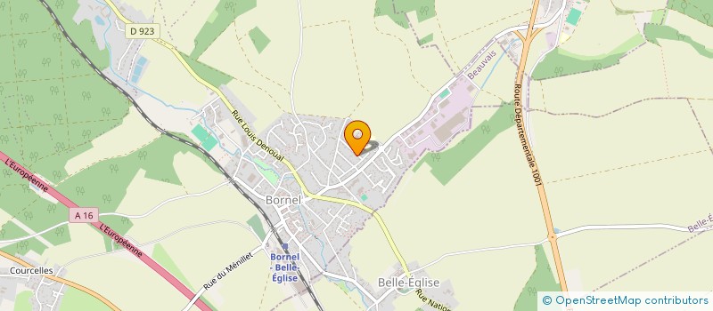 localisation de l'entreprise MADAME CATHERINE LEMAITRE  BORNEL