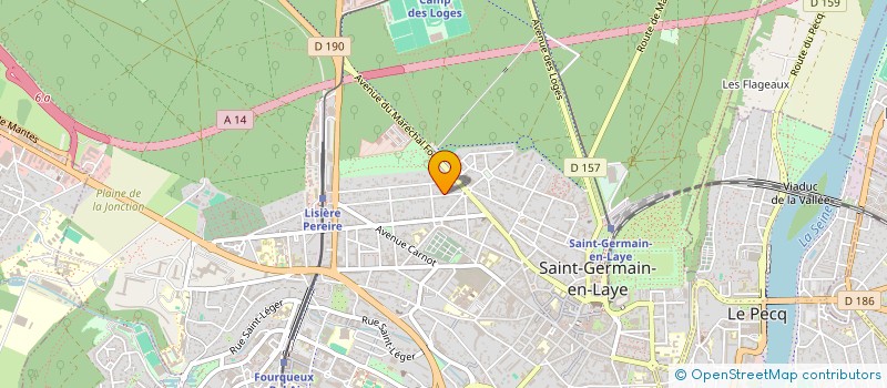 localisation de l'entreprise MADAME CATHERINE LEMAL  SAINT-GERMAIN-EN-LAYE