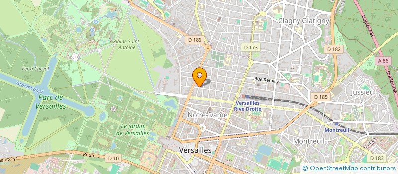 localisation de l'entreprise MADAME CATHERINE LEMARECHAL à VERSAILLES