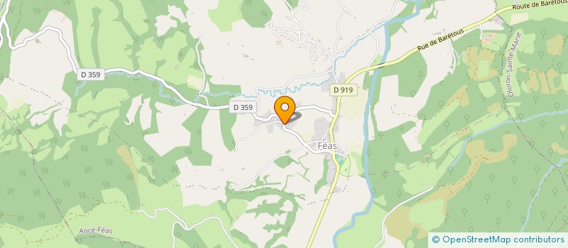 localisation de l'entreprise MADAME CATHERINE LEMBEYE  ANCE FEAS