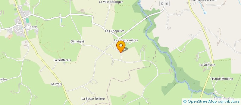 localisation de l'entreprise MADAME CATHERINE LENDREVIE à LE FERRE