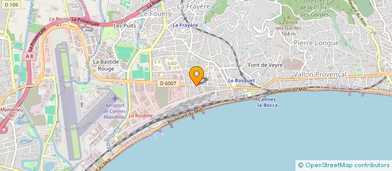 localisation de l'entreprise MADAME CATHERINE LENGRAND à CANNES