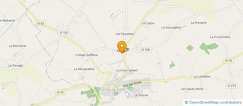 localisation de l'entreprise MADAME CATHERINE LEPETIT  CERISY-LA-SALLE