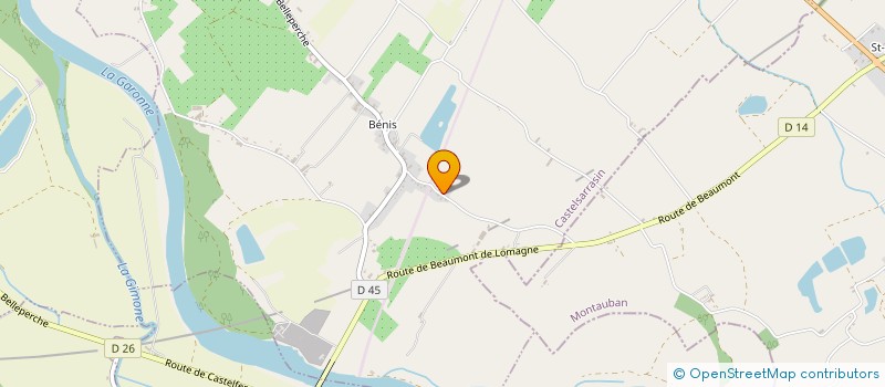 localisation de l'entreprise MADAME CATHERINE LEPLUS  CASTELSARRASIN