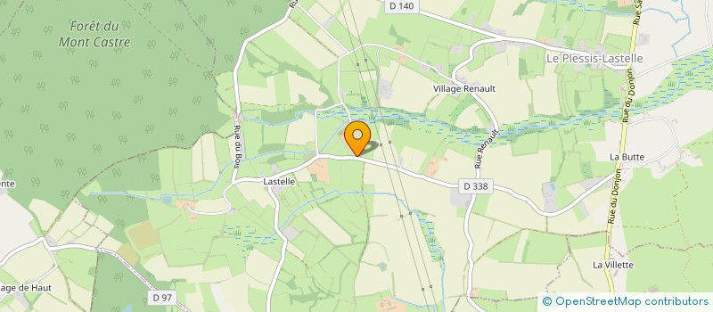 localisation de l'entreprise MADAME CATHERINE LEROUGE  LE PLESSIS-LASTELLE