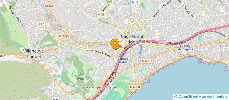 localisation de l'entreprise MADAME CATHERINE LEROUX à CAGNES-SUR-MER