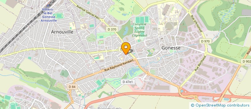 localisation de l'entreprise MADAME CATHERINE LEROY  GONESSE