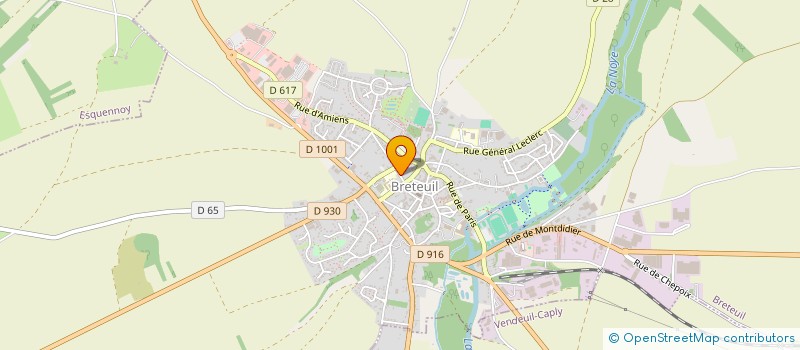 localisation de l'entreprise MADAME CATHERINE LEROY  BRETEUIL