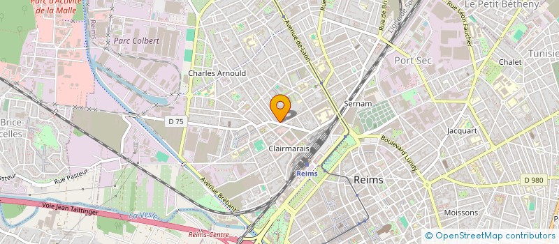 localisation de l'entreprise MADAME CATHERINE LEROY  REIMS