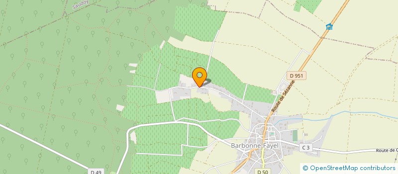 localisation de l'entreprise MADAME CATHERINE LEROY  BARBONNE-FAYEL