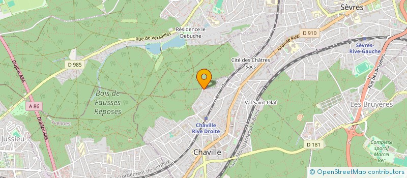 localisation de l'entreprise MADAME CATHERINE LESAGE à CHAVILLE