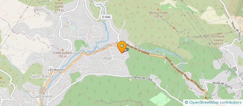 localisation de l'entreprise MADAME CATHERINE LESAUVAGE  TOULON