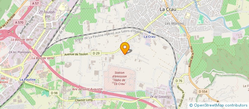 localisation de l'entreprise MADAME CATHERINE LESOUEF  LA CRAU