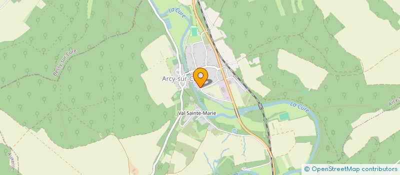 localisation de l'entreprise MADAME CATHERINE LESTER  ARCY-SUR-CURE