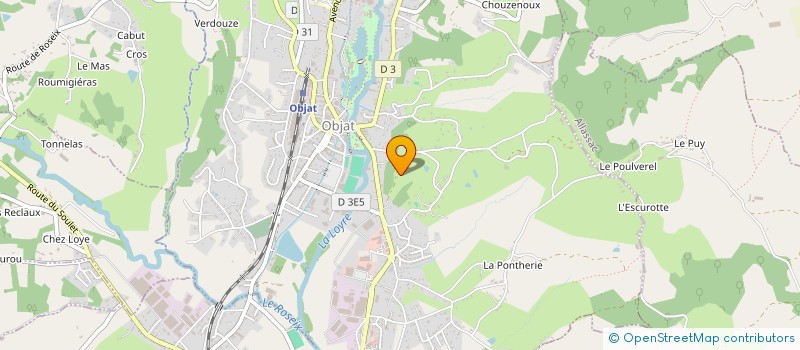 localisation de l'entreprise MADAME CATHERINE LESTRADE  OBJAT