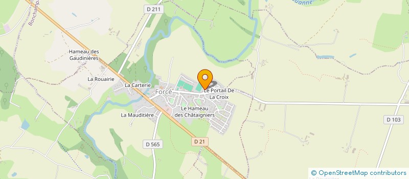 localisation de l'entreprise MADAME CATHERINE LESUEUR  FORCE