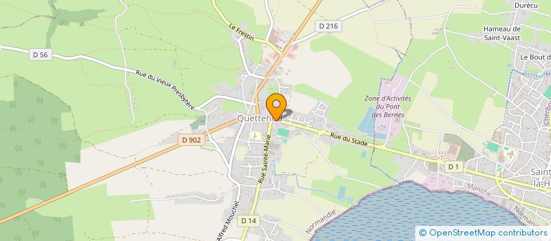 localisation de l'entreprise MADAME CATHERINE LETERRIER  QUETTEHOU