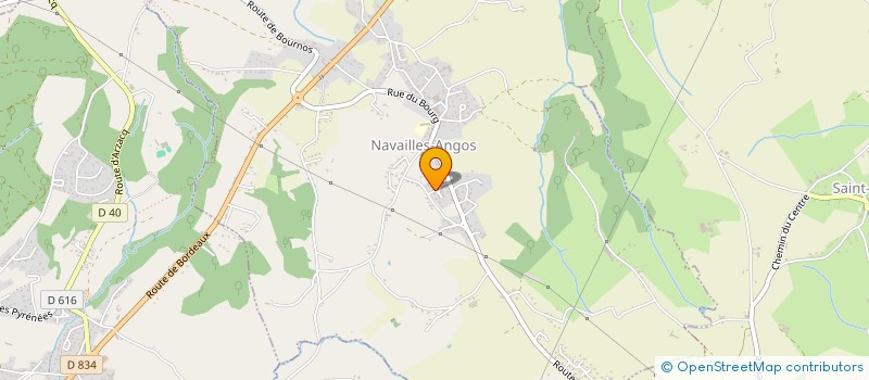 localisation de l'entreprise MADAME CATHERINE LETHEUILLE  NAVAILLES-ANGOS