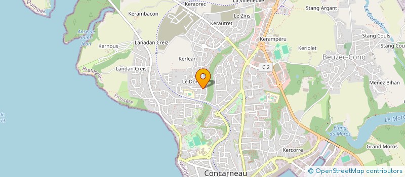 localisation de l'entreprise MADAME CATHERINE LEVAVASSEUR à CONCARNEAU