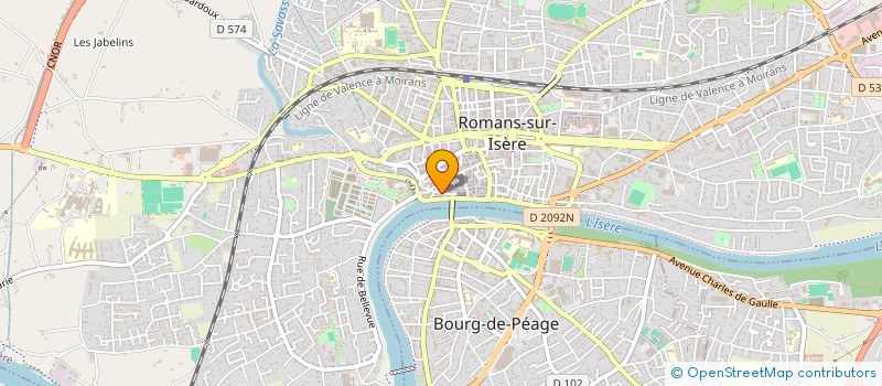 localisation de l'entreprise MADAME CATHERINE LEVEQUE  ROMANS-SUR-ISERE