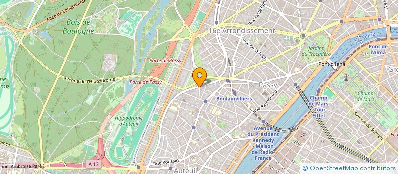 localisation de l'entreprise MADAME CATHERINE LEVIVIER  PARIS