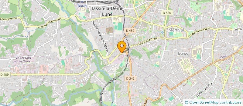 localisation de l'entreprise MADAME CATHERINE LEVRAT  TASSIN-LA-DEMI-LUNE