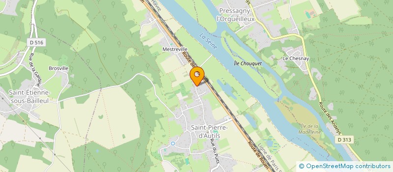 localisation de l'entreprise MADAME CATHERINE LHERNAULT  LA CHAPELLE-LONGUEVILLE