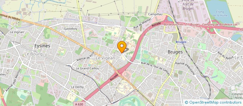 localisation de l'entreprise MADAME CATHERINE LHOMME à BRUGES