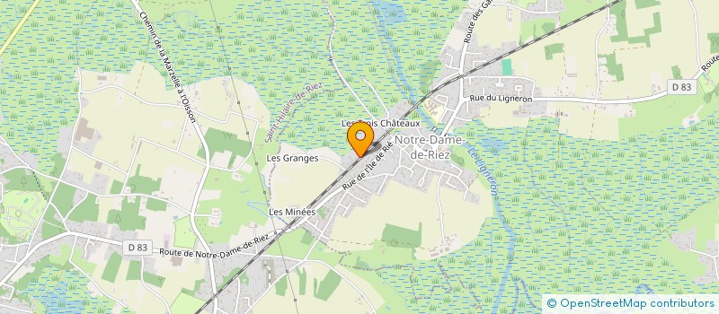 localisation de l'entreprise MADAME CATHERINE LIBAUD  NOTRE-DAME-DE-RIEZ