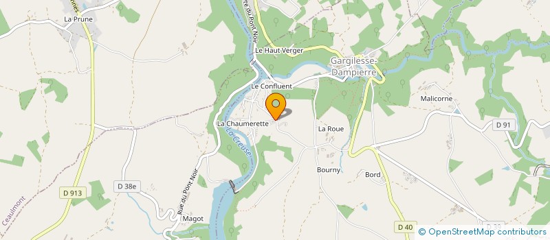 localisation de l'entreprise MADAME CATHERINE LIENARD à GARGILESSE-DAMPIERRE