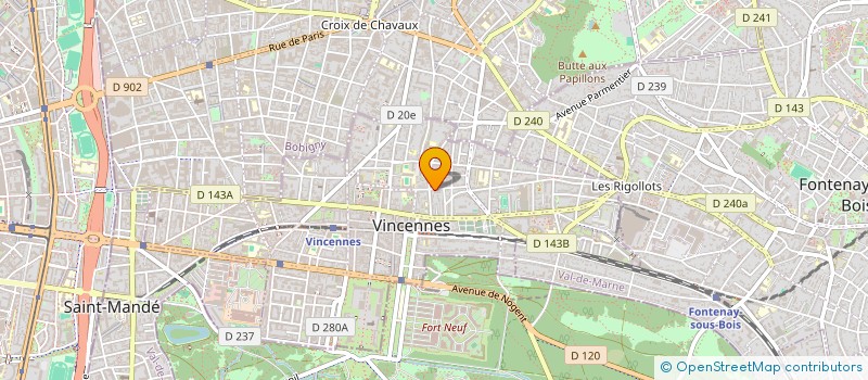 localisation de l'entreprise MADAME CATHERINE LIMBERGER à VINCENNES
