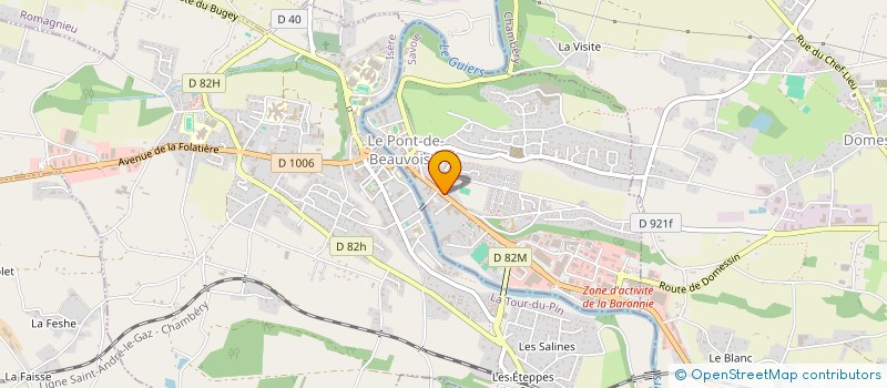 localisation de l'entreprise MADAME CATHERINE LIMOGE  LE PONT-DE-BEAUVOISIN