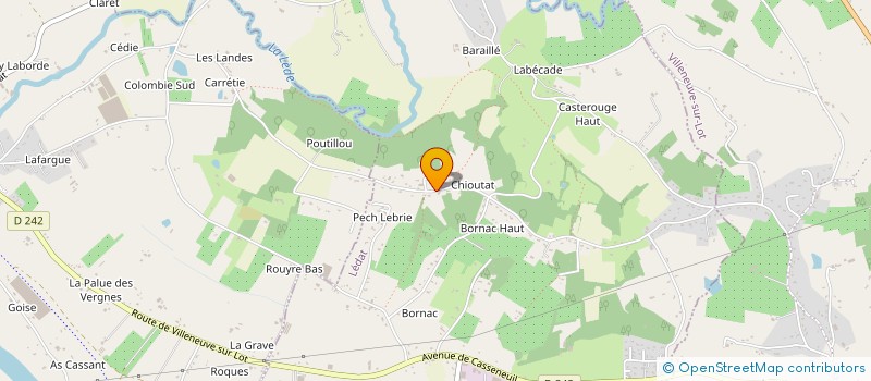 localisation de l'entreprise MADAME CATHERINE LIMOUSIN  LEDAT