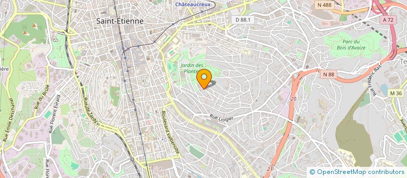 localisation de l'entreprise MADAME CATHERINE LIVERNOIS à SAINT-ETIENNE