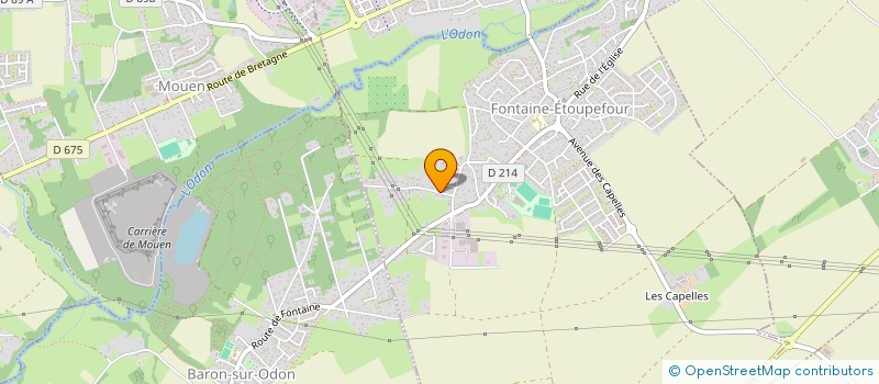 localisation de l'entreprise MADAME CATHERINE LIZE  FONTAINE-ETOUPEFOUR