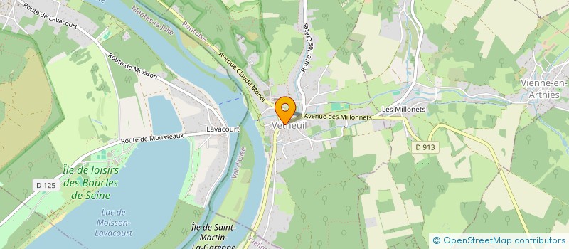 localisation de l'entreprise MADAME CATHERINE LOBJOIE  VETHEUIL