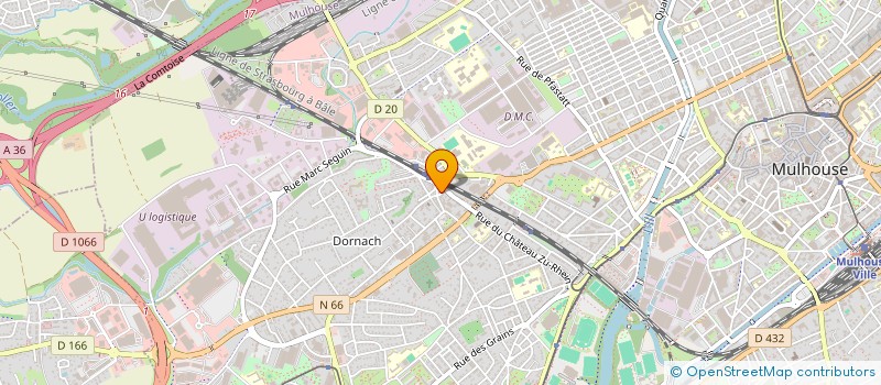 localisation de l'entreprise MADAME CATHERINE LOGETTE  MULHOUSE