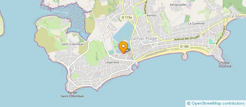 localisation de l'entreprise MADAME CATHERINE LOIZEL  CARNAC