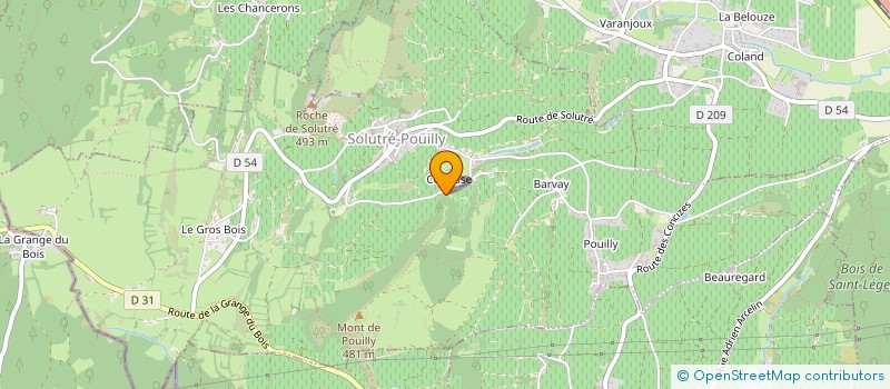 localisation de l'entreprise MADAME CATHERINE LONGEPIERRE  SOLUTRE-POUILLY