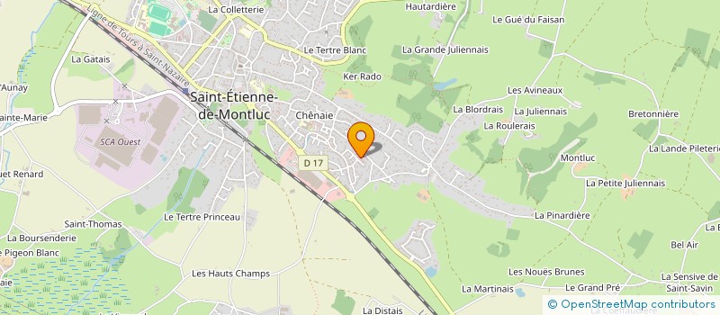 localisation de l'entreprise MADAME CATHERINE LONGLET  SAINT-ETIENNE-DE-MONTLUC