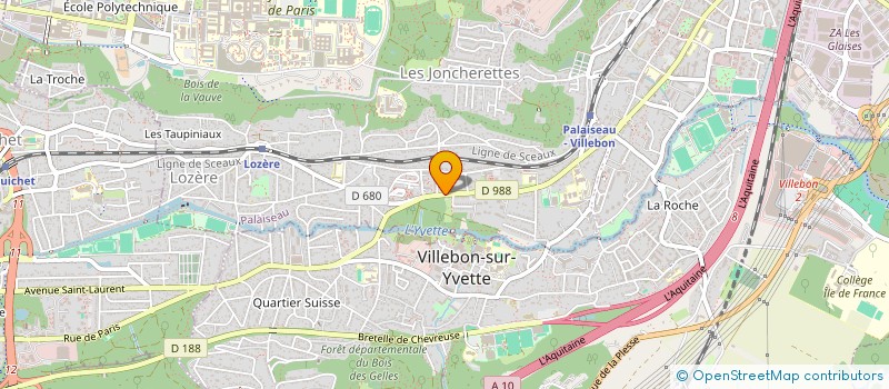 localisation de l'entreprise MADAME CATHERINE LOPES  PALAISEAU