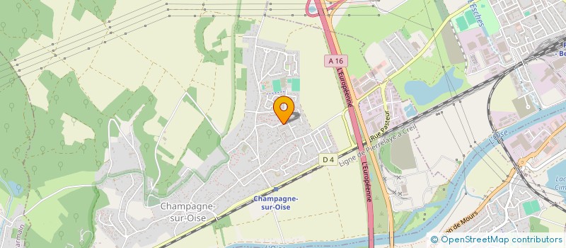 localisation de l'entreprise MADAME CATHERINE LORCHER à CHAMPAGNE-SUR-OISE